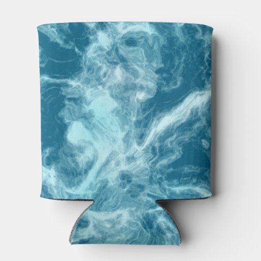 Blauer Marmor Dosenkühler (Rückseite)