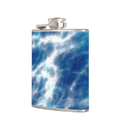 Blauer Marmor Flachmann (Links)