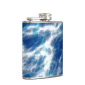 Blauer Marmor Flachmann (Rechts)