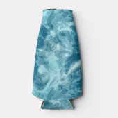 Blauer Marmor Flaschenkühler (Vorderseite)