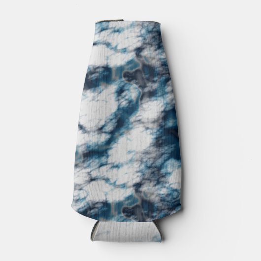 Blauer Marmor Flaschenkühler (Vorderseite)