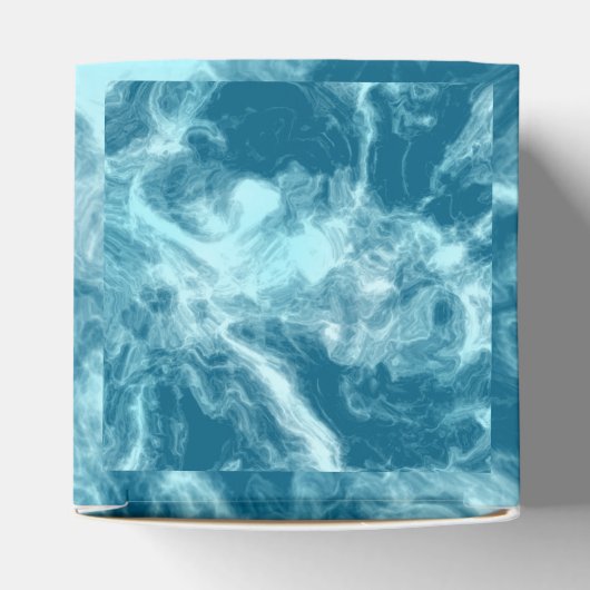 Blauer Marmor Geschenkschachtel (Oben)