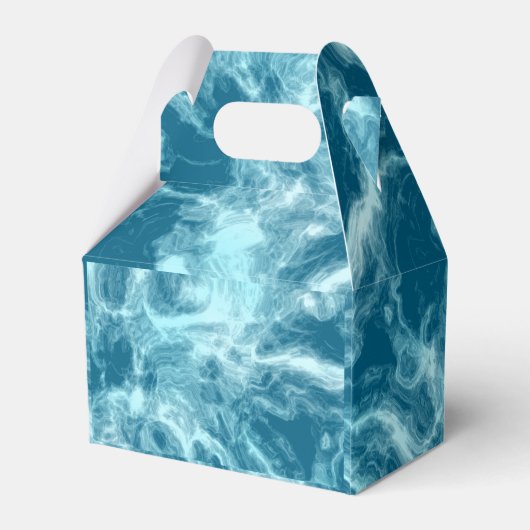 Blauer Marmor Geschenkschachtel (Rückseite)