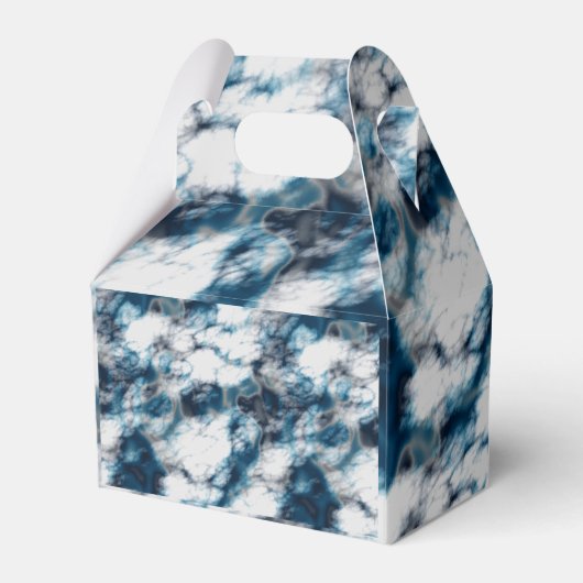 Blauer Marmor Geschenkschachtel (Rückseite)