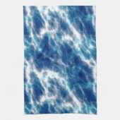 Blauer Marmor Geschirrtuch (Vertikal)