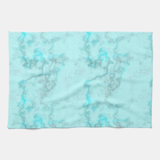 Blauer Marmor Geschirrtuch (Horizontal)