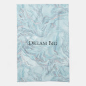 Blauer Marmor Geschirrtuch (Vertikal)