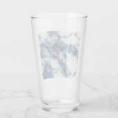 Blauer Marmor Glas (Rückseite)
