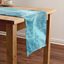 Blauer Marmor Großer Tischläufer