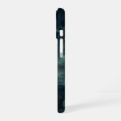 Blauer Marmor iPhone 16 Hülle (Linke Seite)