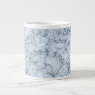 Blauer Marmor Jumbo-Tasse