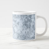 Blauer Marmor Jumbo-Tasse (Rechts)