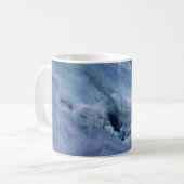 Blauer Marmor Kaffeetasse (Vorderseite Links)