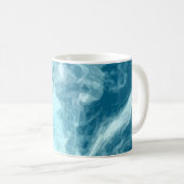Blauer Marmor Kaffeetasse (VorderseiteRechts)