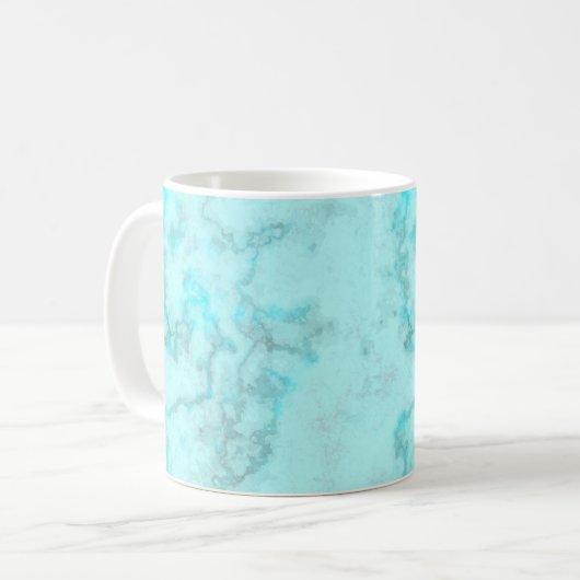 Blauer Marmor Kaffeetasse (Vorderseite Links)