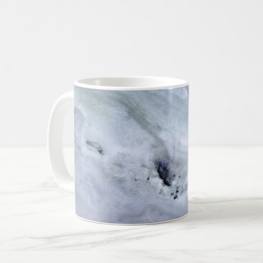 Blauer Marmor Kaffeetasse (Vorderseite Links)