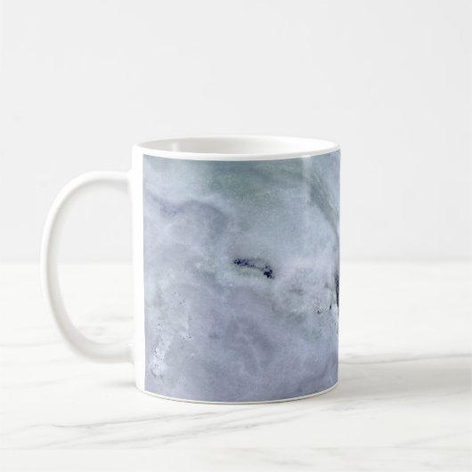 Blauer Marmor Kaffeetasse (Links)