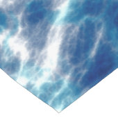 Blauer Marmor Kurzer Tischläufer (Ecke)