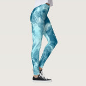 Blauer Marmor Leggings (Rechts)