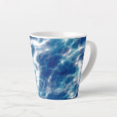 Blauer Marmor Milchtasse (Rechte Ecke)