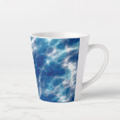 Blauer Marmor Milchtasse (Rechts)