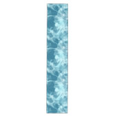 Blauer Marmor Mittelgroßer Tischläufer (Vorderseite)