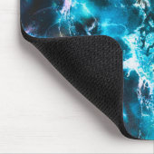Blauer Marmor Mousepad (Ecke)
