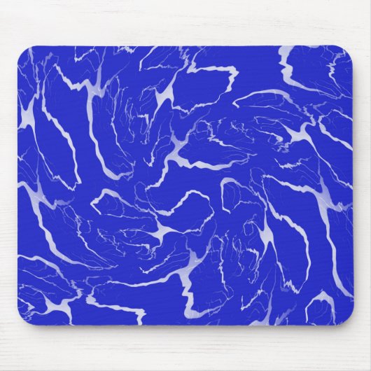 Blauer Marmor... Mousepad (Vorne)