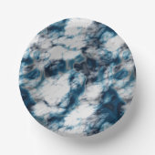 Blauer Marmor Pappteller (Vorderseite)