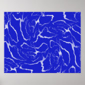 Blauer Marmor... Poster (Vorne)