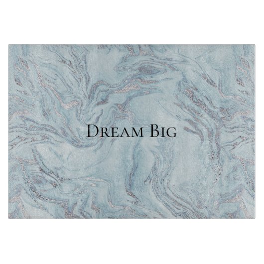 Blauer Marmor Schneidebrett (Vorderseite)