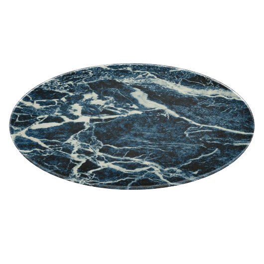 Blauer Marmor Schneidebrett (Ecke)