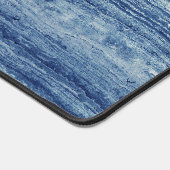 Blauer Marmor Schreibtischunterlage (Ecke)