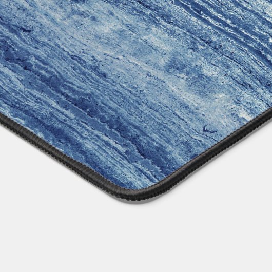 Blauer Marmor Schreibtischunterlage (Ecke)