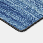 Blauer Marmor Schreibtischunterlage (Ecke)