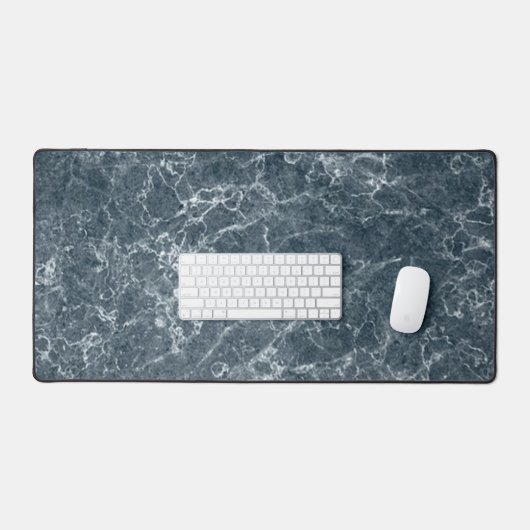 Blauer Marmor Schreibtischunterlage (Tastatur & Maus)