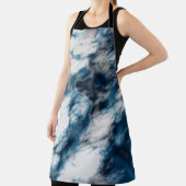 Blauer Marmor Schürze (InSitu)