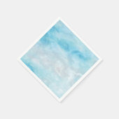 Blauer Marmor Serviette (Ecke)