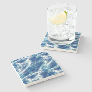 Blauer Marmor Steinuntersetzer