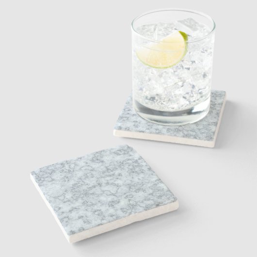 Blauer Marmor Steinuntersetzer (Seitenansicht)