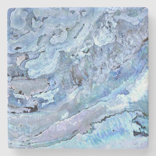 Blauer Marmor Steinuntersetzer (Vorderseite)