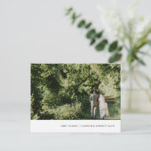 Blauer Marmor von Hand bemalt Danke Postcard Postkarte (Stehend Vorderseite)