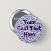 Blauer Marmor - Vorlage Button (Vorne & Hinten)