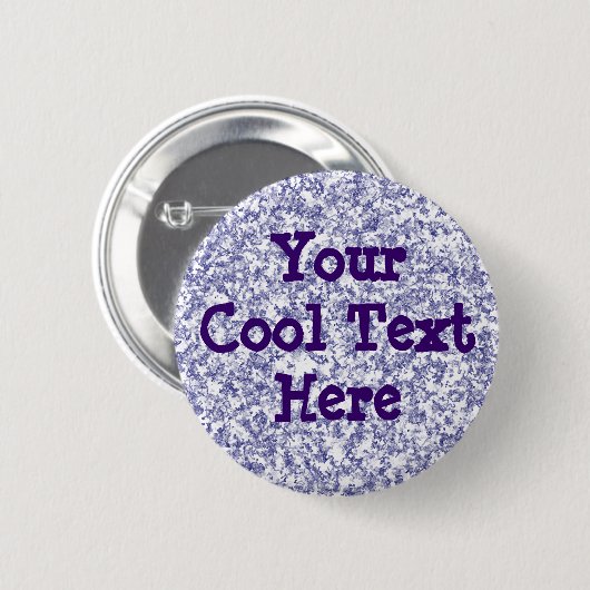 Blauer Marmor - Vorlage Button (Vorne & Hinten)