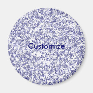 Blauer Marmor - Vorlage Magnet