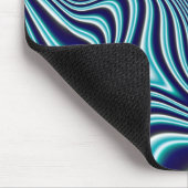 Blauer Marmoranstrich Mousepad (Ecke)