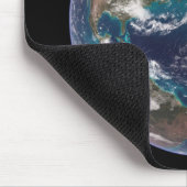 Blauer Marmorboden (Western Hemisphäre) Mousepad (Ecke)