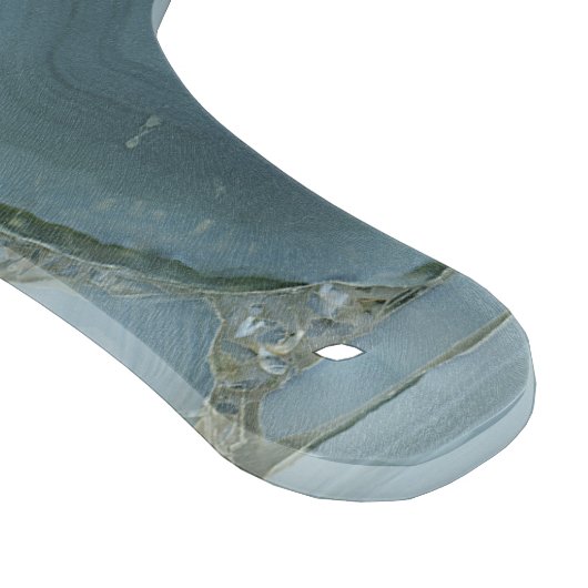 Blauer Marmoreffekt Schneidebrett (Ecke)