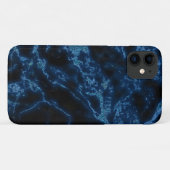 Blauer MarmorIphone Kasten Case-Mate iPhone Hülle (Rückseite (Horizontal))