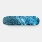 Blauer Marmorschlauch Skateboard (Horizontal)